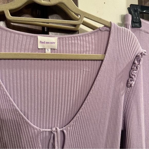 Find me now ruffle sweater set - Picture 2 of 4